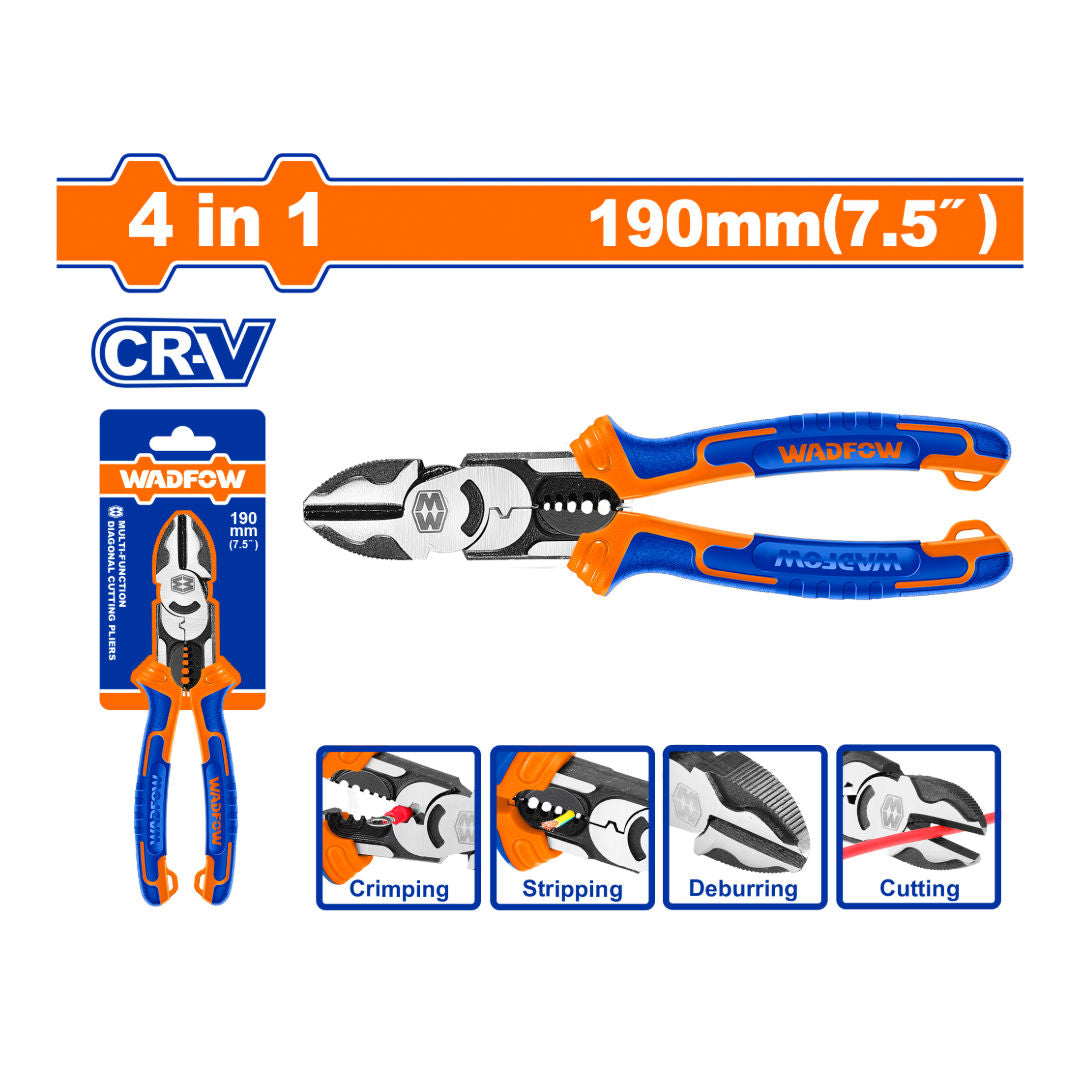 WADFOW Multi-Function Diagonal Cutting Pliers