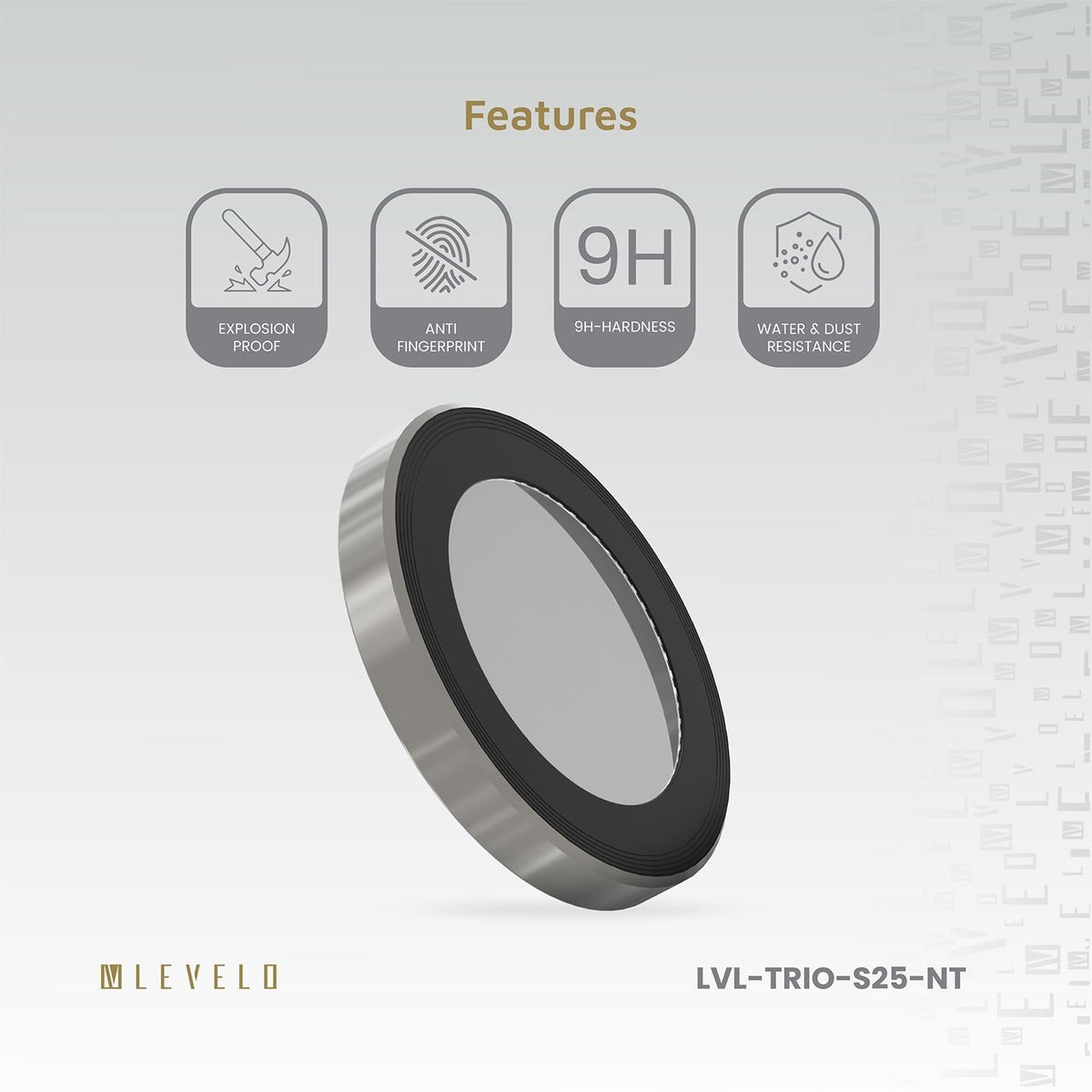 Levelo Lucent Trio AR Camera Lens For S25 & S25 Plus