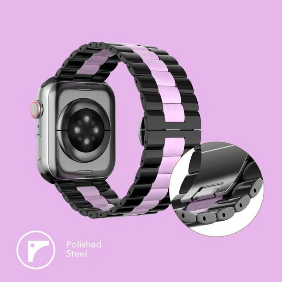 Levelo Enigma Ceramic Watch Strap For Apple Watch, 38/40/41mm