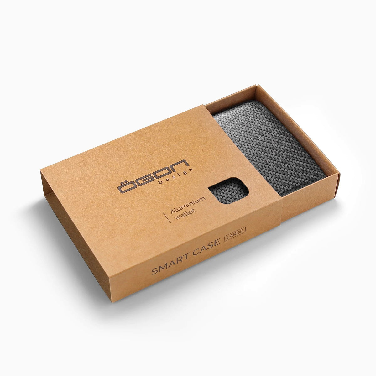 Ogon Aluminum Wallet Large Case V2, Carbon Print