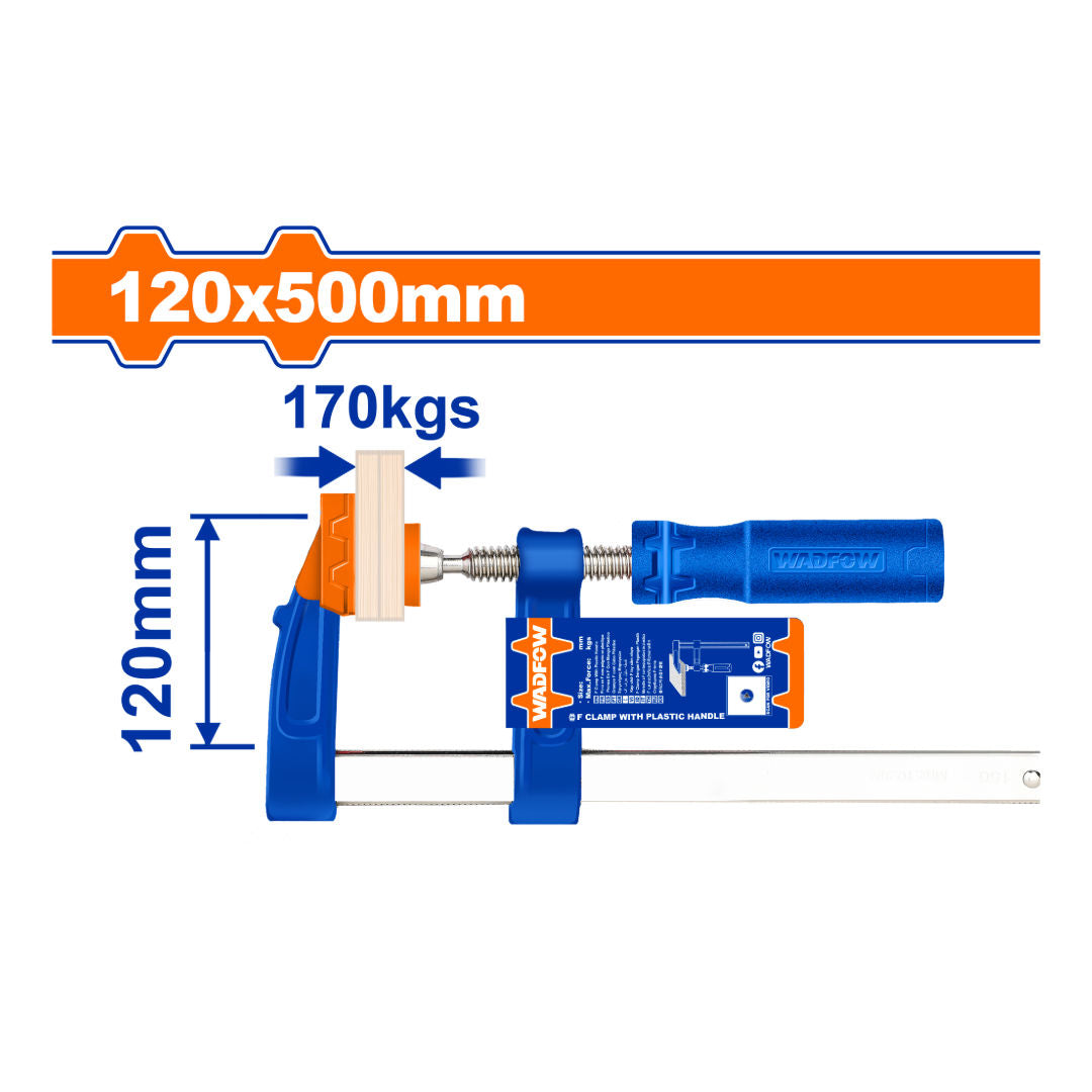 WADFOW F-Clamp with Plastic Handle