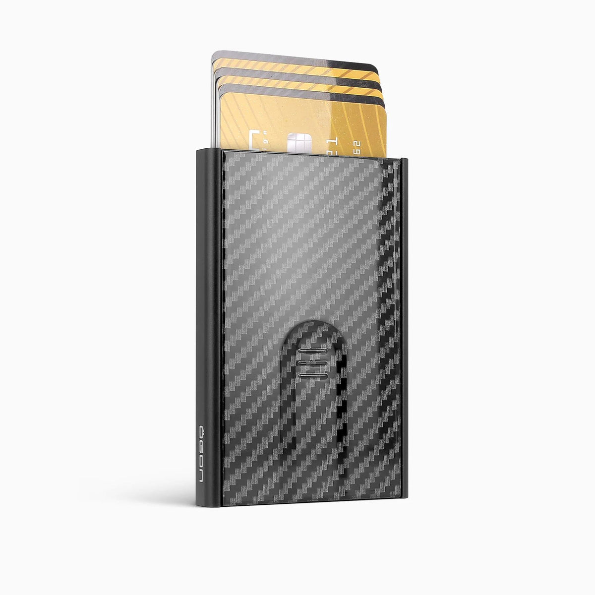 Ogon Automatic Slider Card Holder, Genuine Carbon Fiber Edition