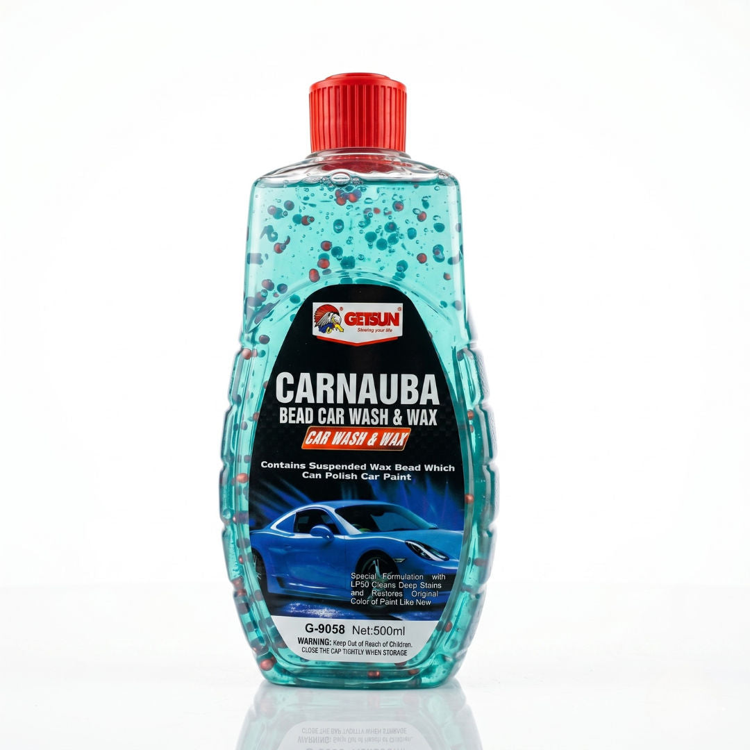 Getsun Carnauba Bead Car Wash & Wax, 500ml