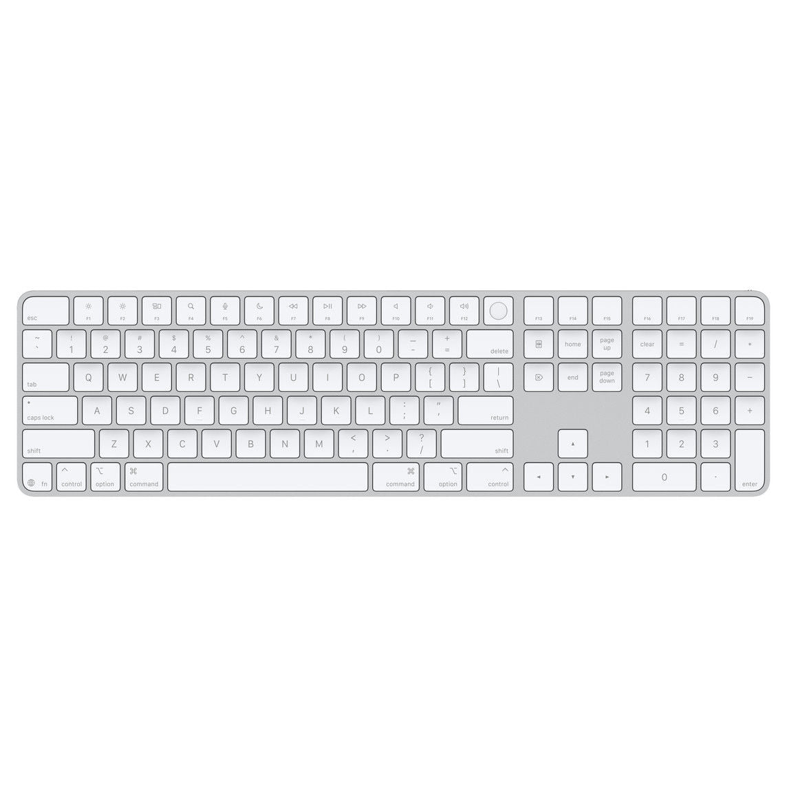 Apple Magic Keyboard with Touch ID & Numeric Keypad-Arabic, Model MK2C3