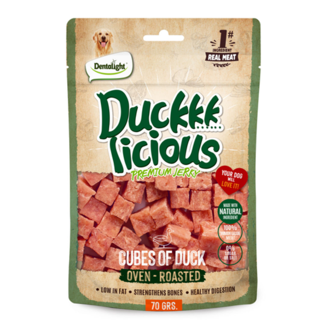 Dentalight Duckki Licious Jerky Treats For Dogs, 70gm