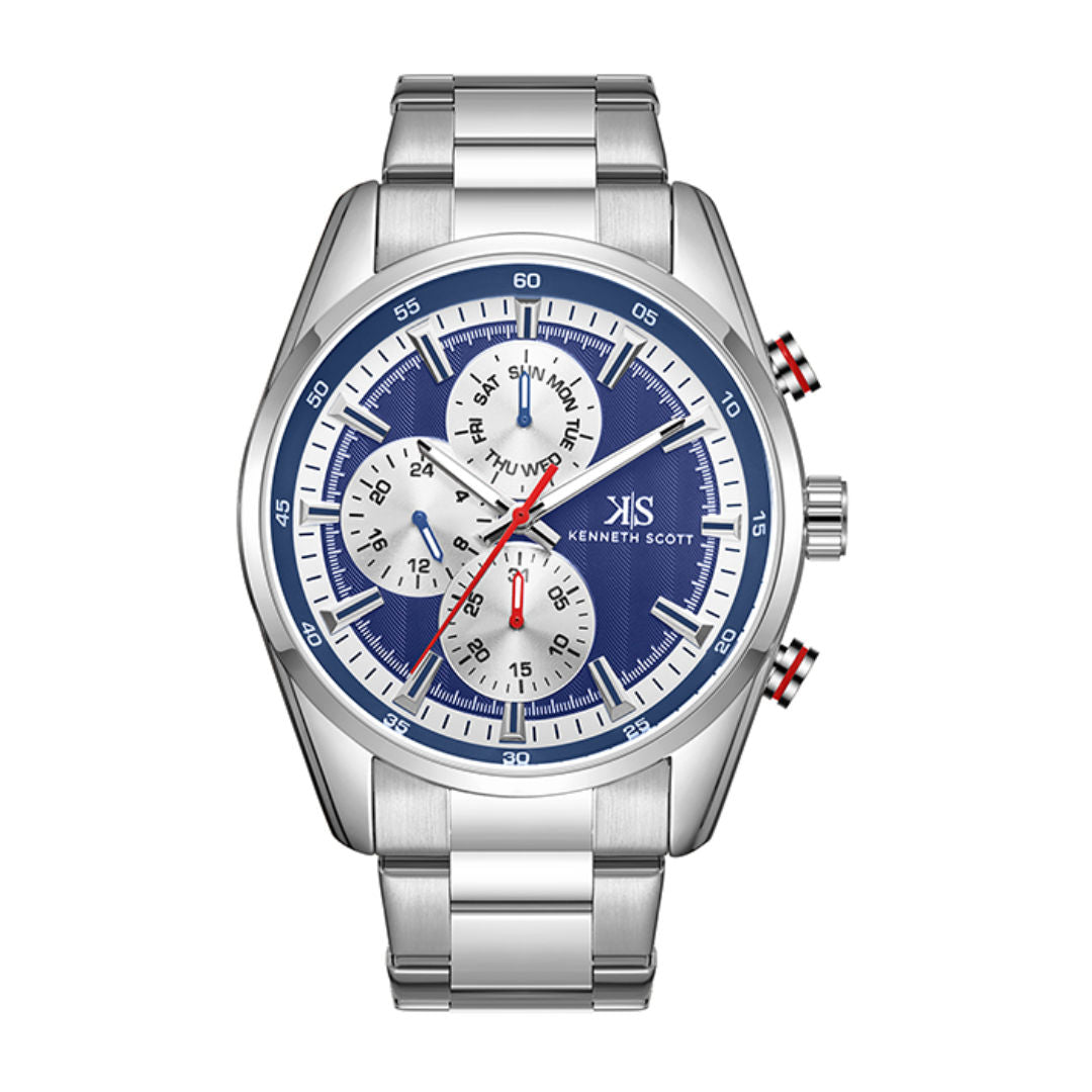 Kenneth Scott Men's Multi Function Watch, K24117 series