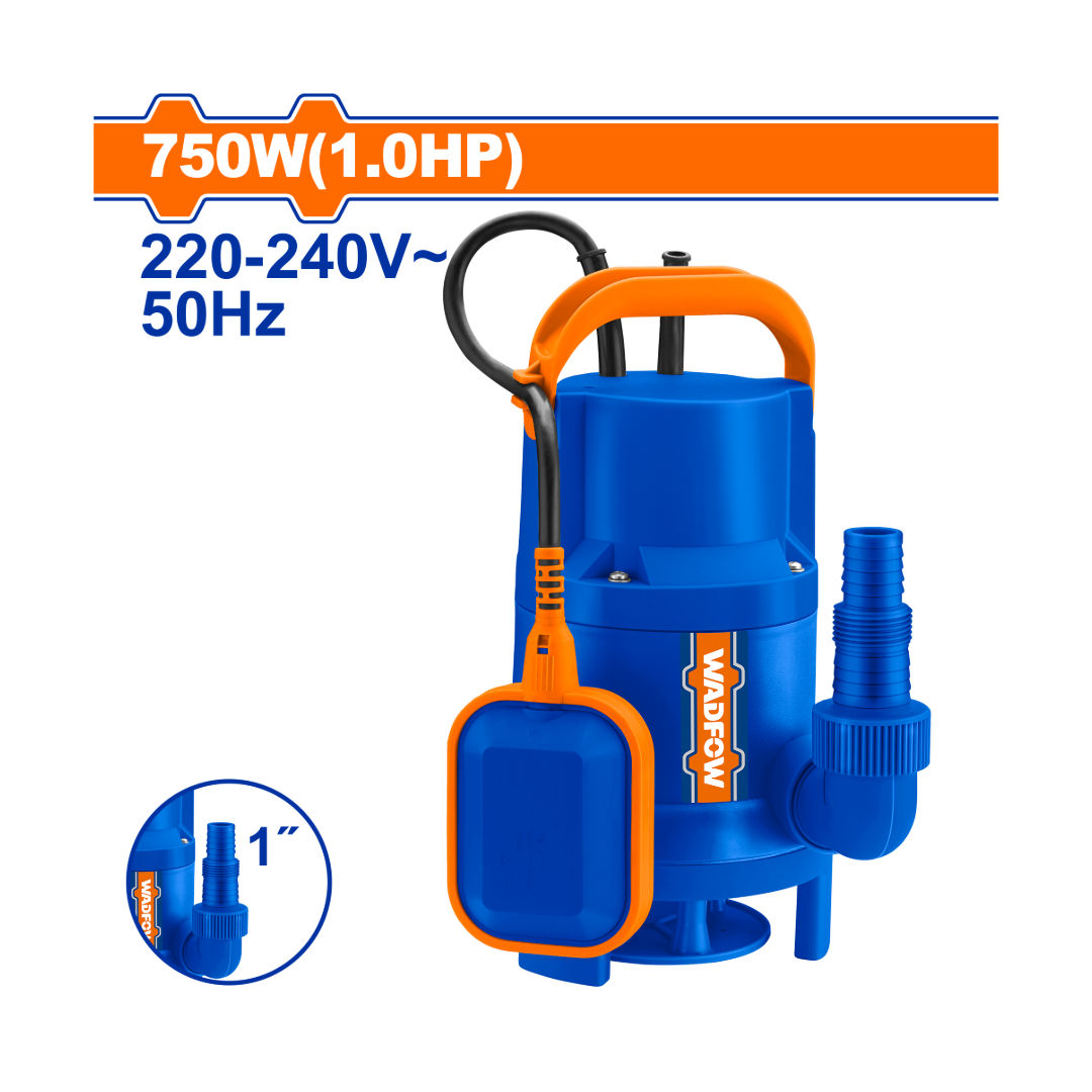 WADFOW 750W Sewage Submersible Pump