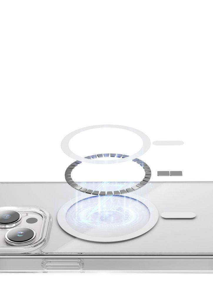 Green Lion Magsafe Crystal Clear Case for iPhone 15 Pro / Pro Max - Clear