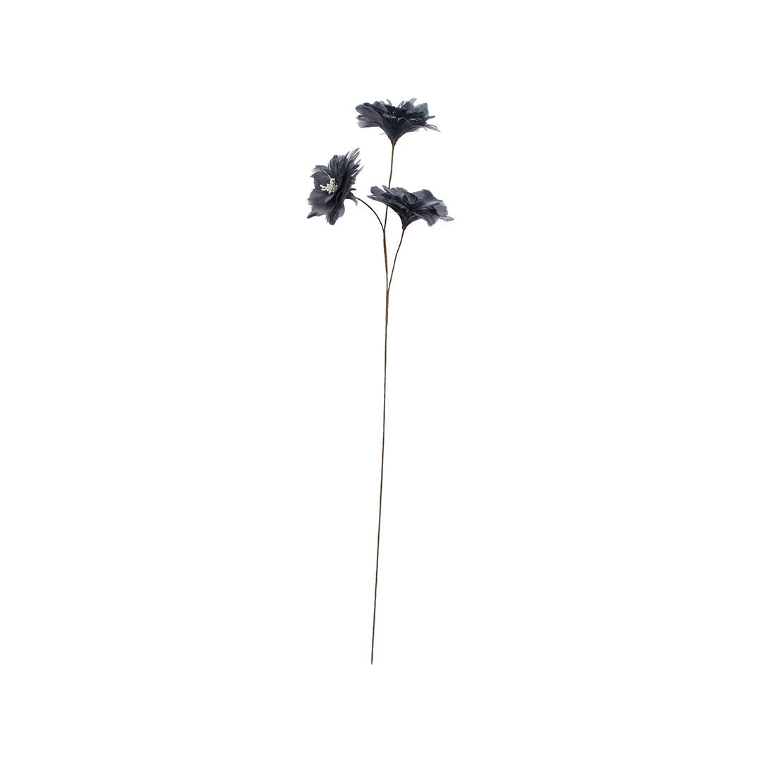 Spray Flowers Feather Decorative Artificial Floral Spray, 75cm