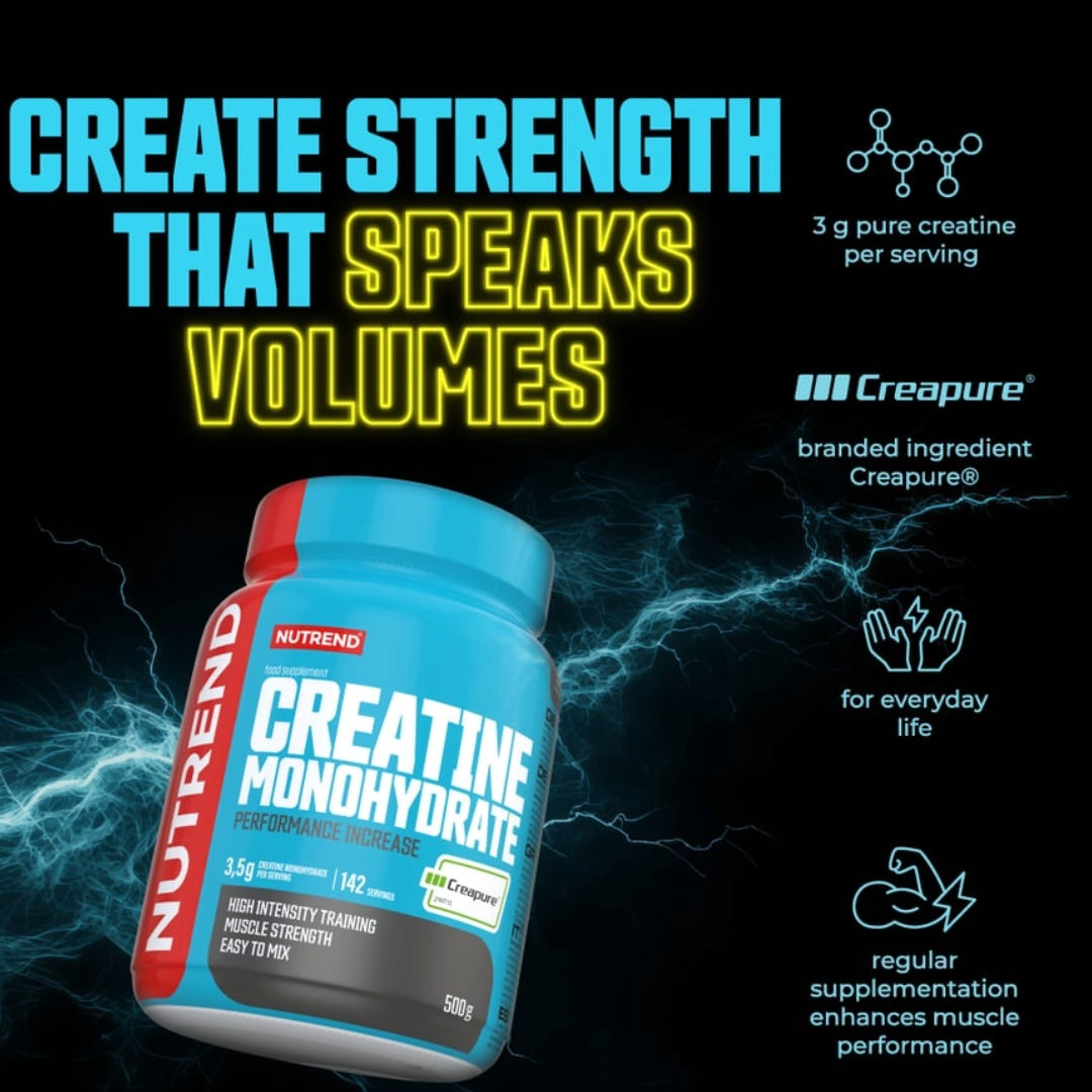 Nutrend Creatine 500 Monohydrate Creapure®, 120 Capsules