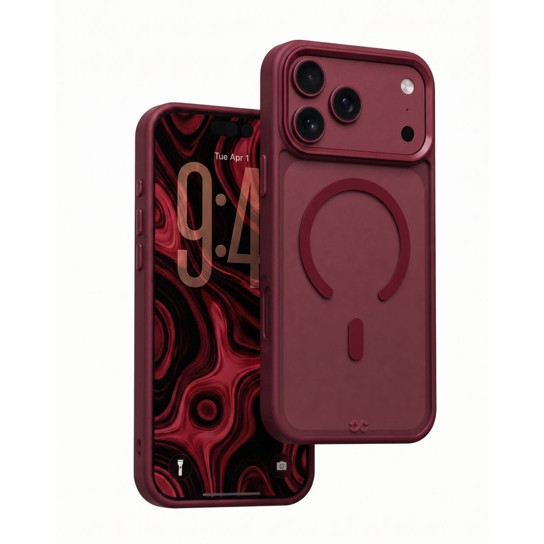 Infinyty Modo Frosted Soft-Touch MagSafe Case with Metallic Accents for iPhone 18 Pro and iPhone 18 Pro Max