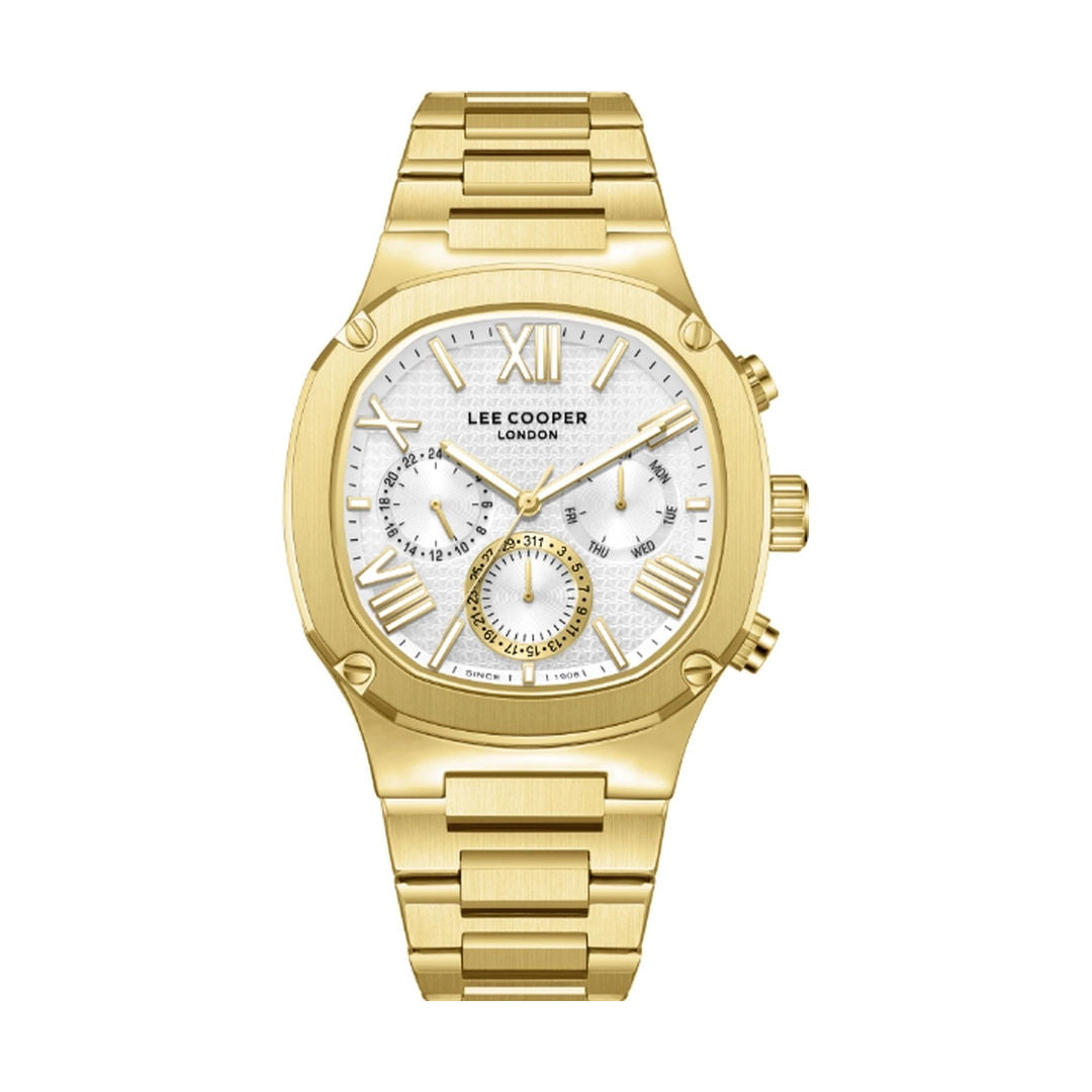 Lee Cooper Men's MultiFunction Silver Dial Watch, LC08146.130