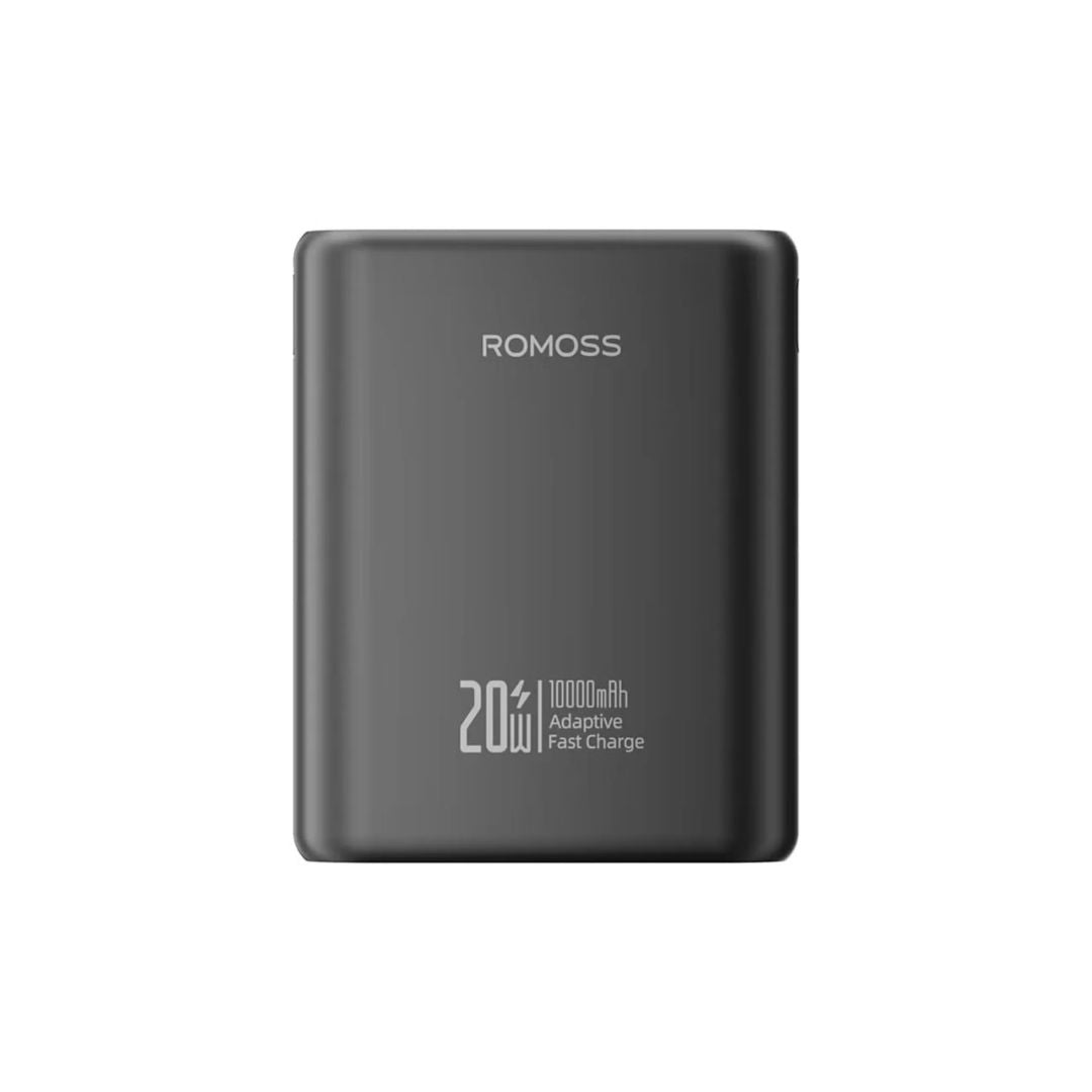 Romoss PCT10 10000mAh Mini Power Bank, PD 20W Fast Charge Portable Charger with 3 Outputs
