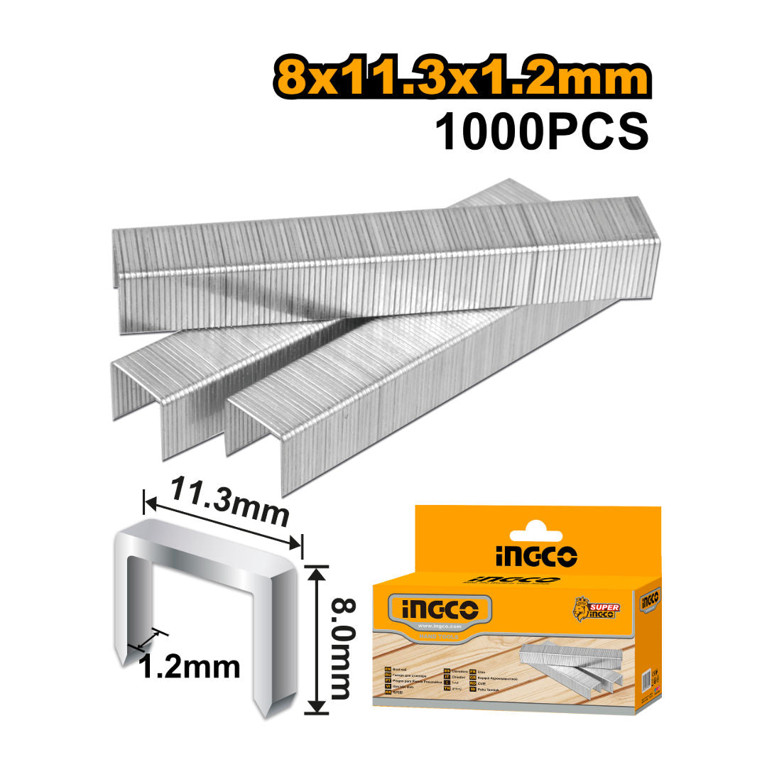 INGCO Staples, 1000 Pieces
