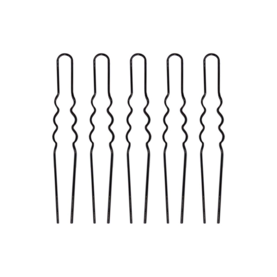Locatelli Hair Pin Invisible Comune N.21, WV Black, 200gm
