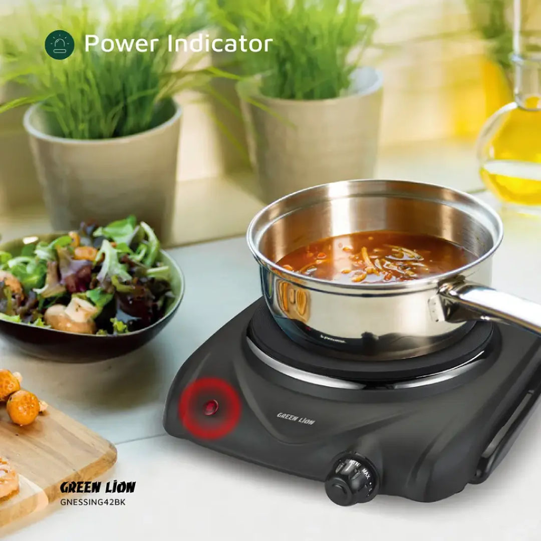 Green Lion Electric Stove, Black