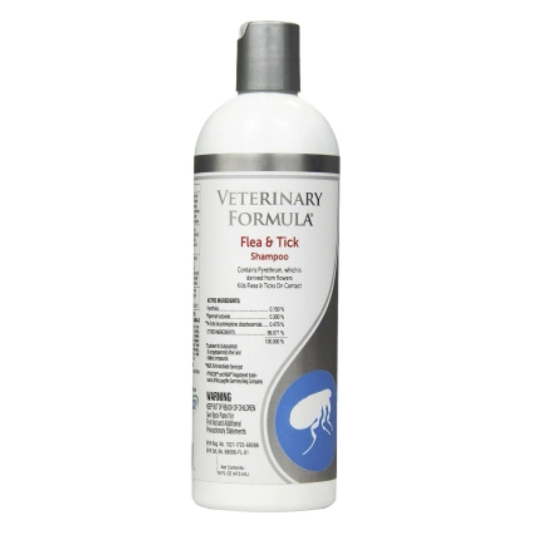 Synergy Labs Veterinary Formula Clinical Care Flea & Tick Shampoo, 473ml