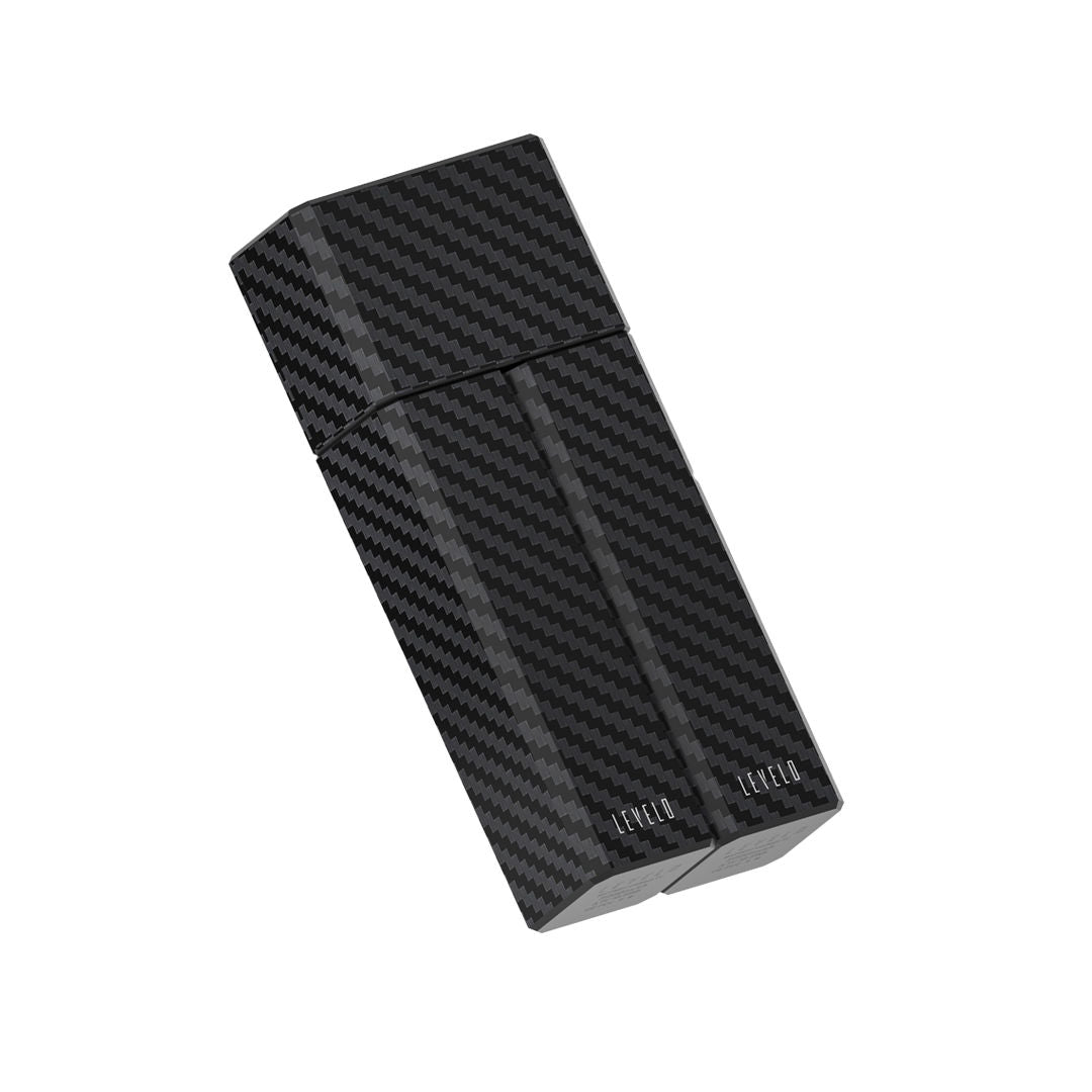 Levelo SwapCell Portable 2 in 1 14400mAh Power Bank, Carbon Black