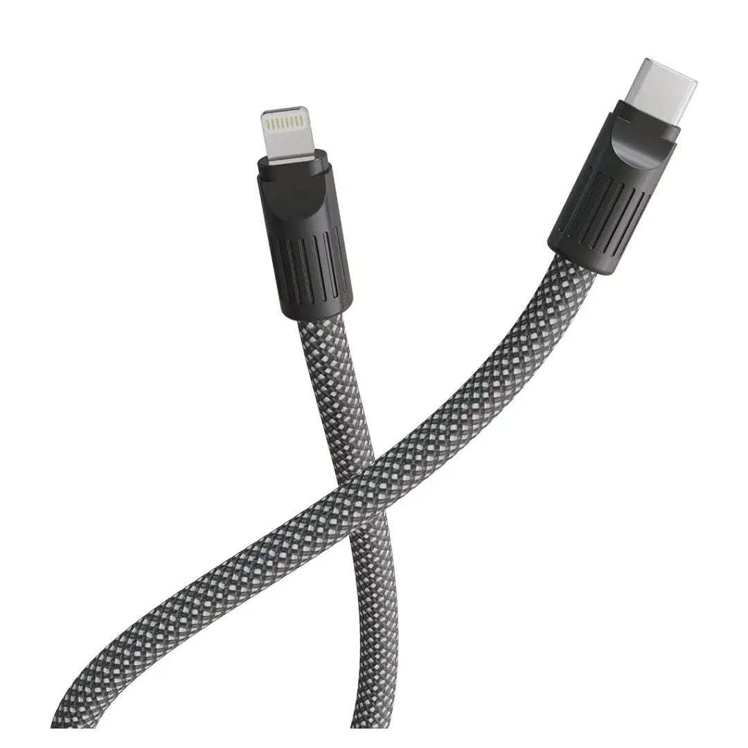 Levelo Tugo Type C to Lightning 30W Lanyard Cable, Gray