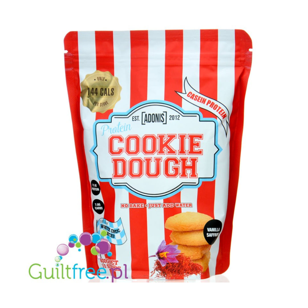 Adonis Protein Cookie Dough Premium Casein Protein Snack Low Carb, High Protein, Multiple Gourmet Flavors