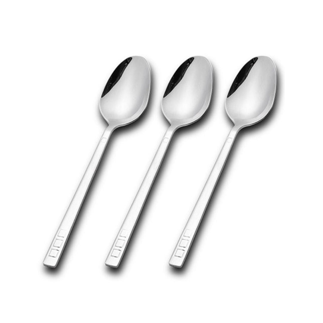 NAVA Harmony Stainless Steel Dinner Spoon Set, Pack of 3
