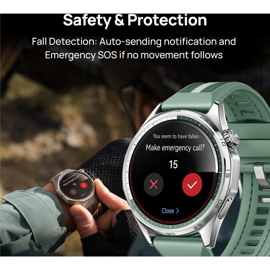 Huawei Watch GT 6 46mm, Green Composite Woven Strap