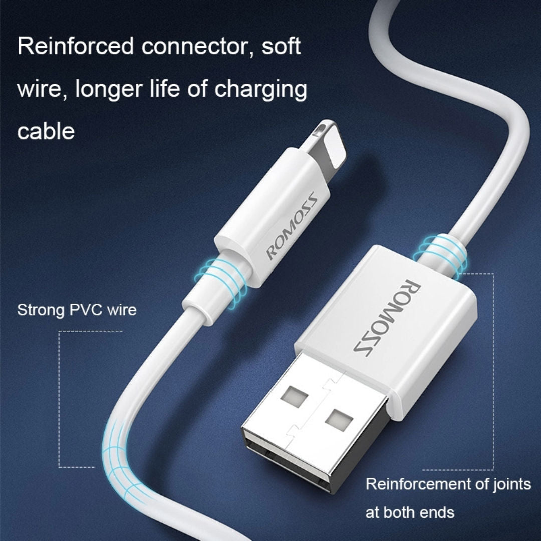 Romoss Lightining Cable, CB12, 1M, White