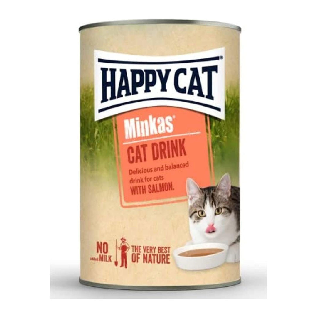 Happy Cat Minkas Salmon Drink Cat Treat For Cats 1+ Year Old, 135ml