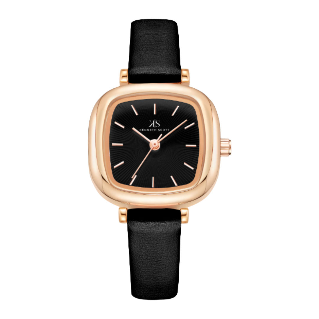 Kenneth Scott Women’s Analog Square Dial Watch, K22525 Series