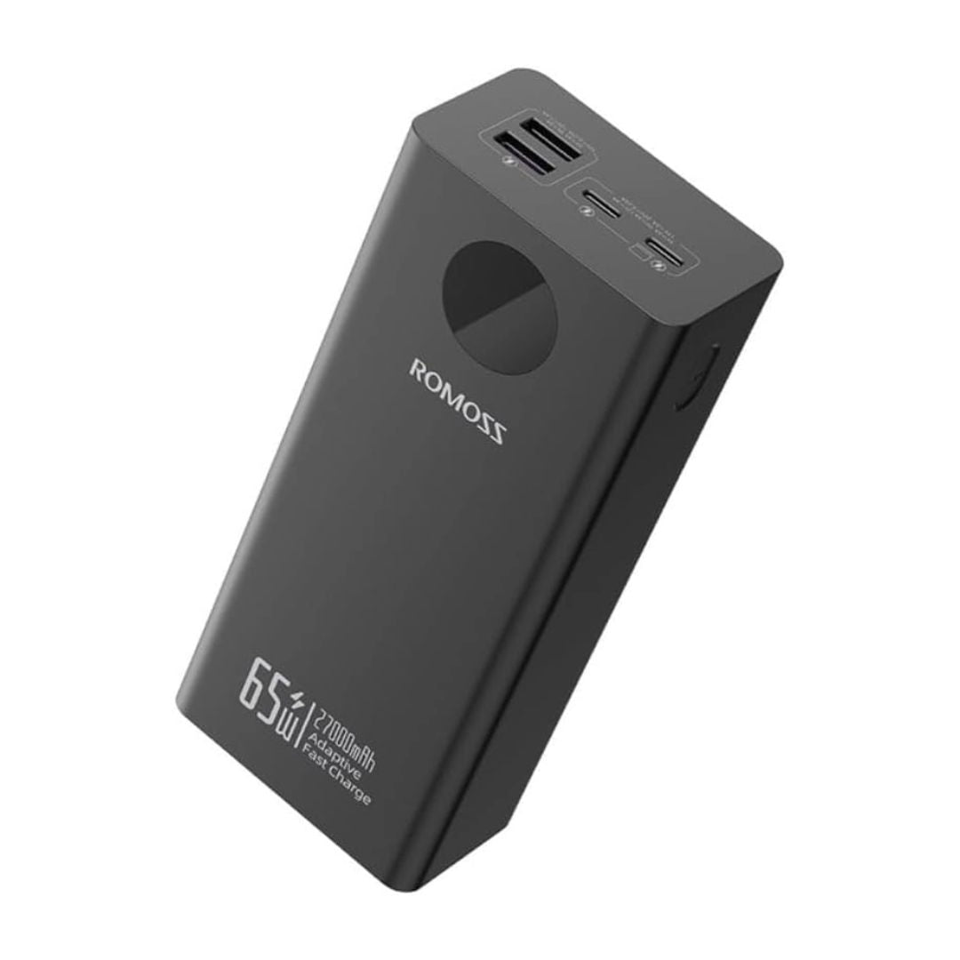 Romoss Pro 65W 27000mAh Power Bank, Black, PEA27SPro