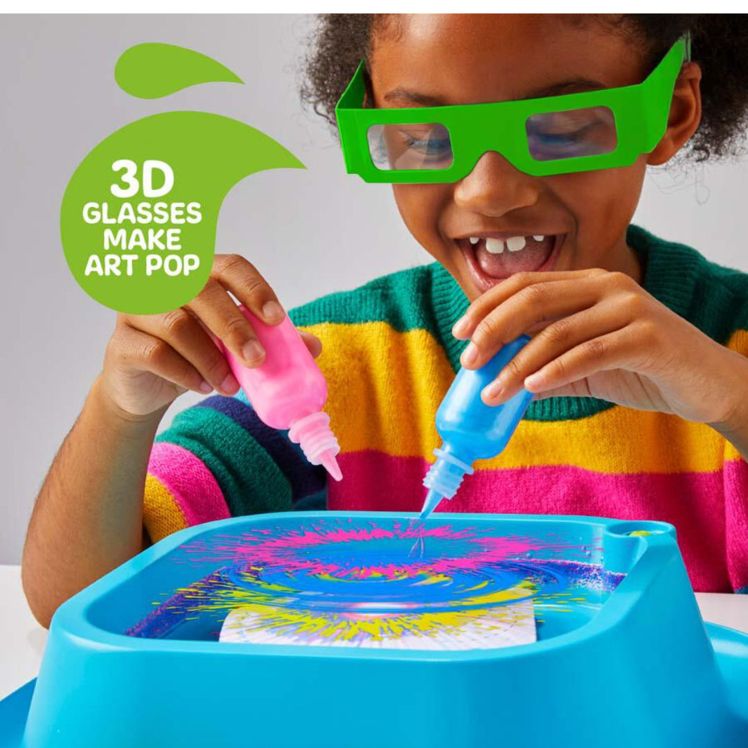 Discovery 3D Neon Spin Motorized Art Station, 38 Pieces,