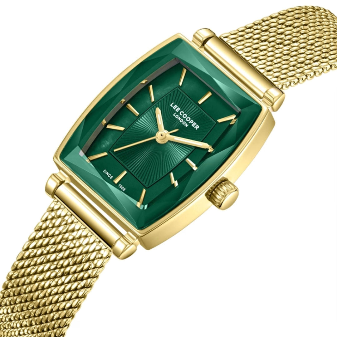 Lee Cooper Women's Mesh Super Metal Watch, LC08404 Series