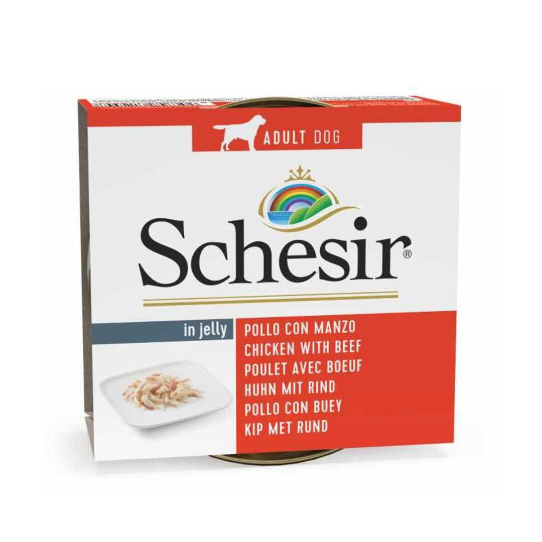 Schesir Wet Food for Adult Dog, 150g