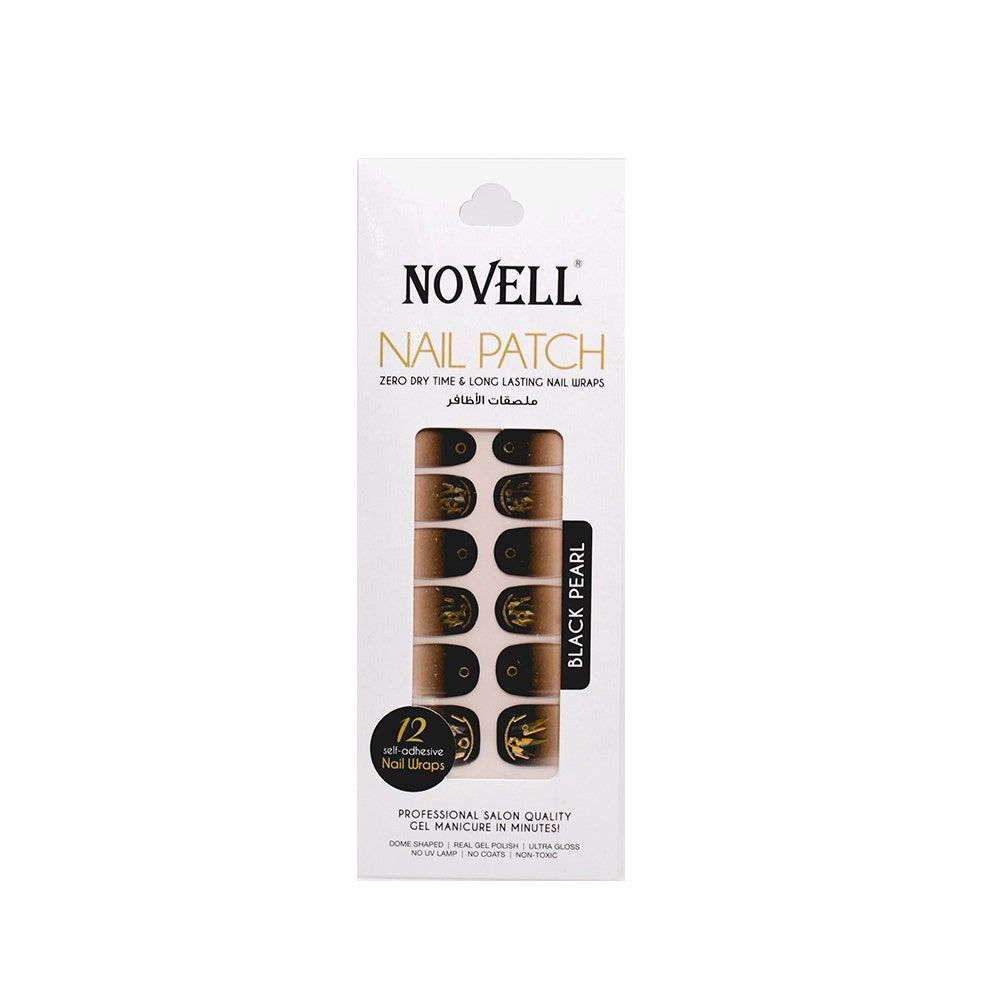 Novell Self-Adhesive Nail Patch, 12 Pieces