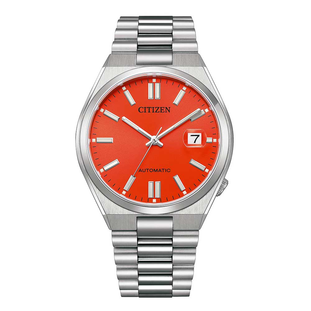 Citizen Stainless Steel, Blazing Red Watch, 158-89W