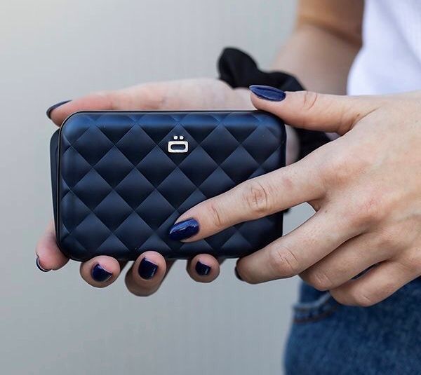 Ogon Helsinki Ladies Wallet Small Case Card Holder, Navy Blue