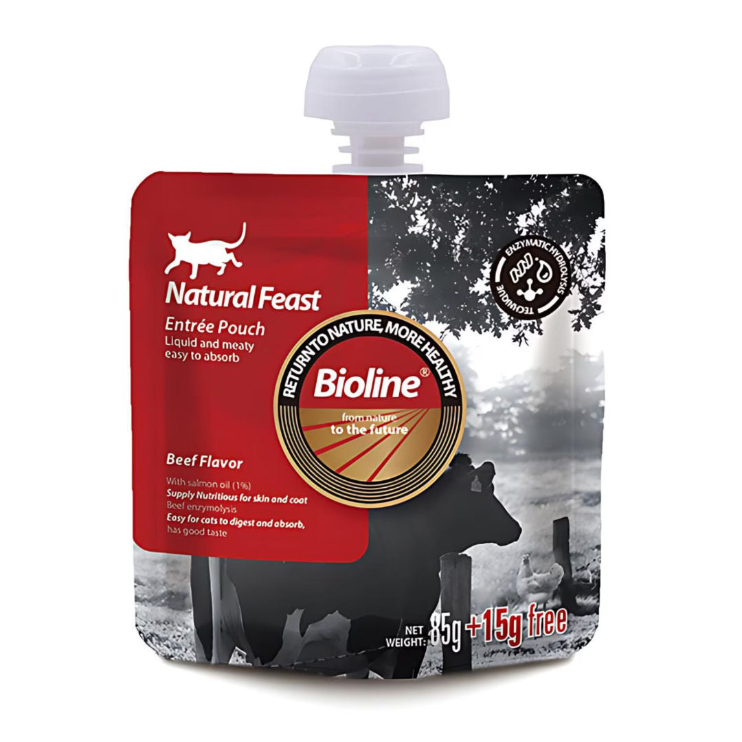 Bioline Natural Feast Entree Pouch, 85gm, Pack Of 2, For Age 3+ Months