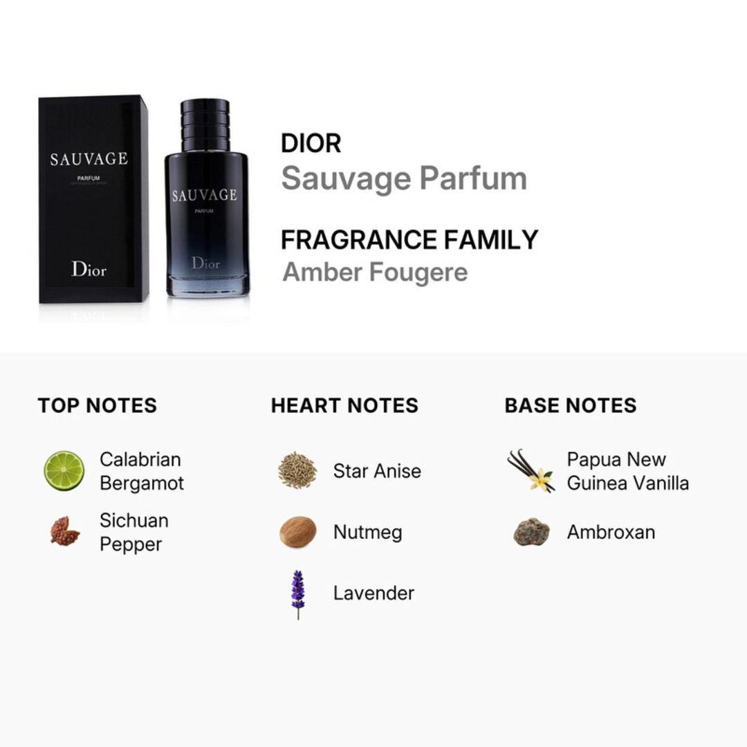 Dior Sauvage Parfum for Men, 100ml