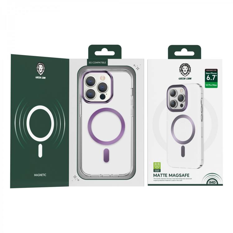 Green Lion Matte MagSafe Case - Iphone 14 Pro/Pro Max