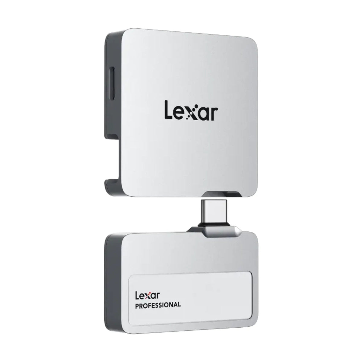 Lexar SL400 Professional Go Portable SSD with Hub, 1TB, Up to 1050MB/s Read, USB 3.2 Gen 2x2, IP65, LSL400S001T
