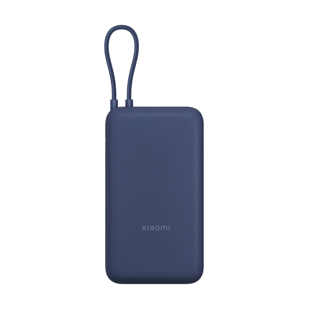 Xiaomi 33W Power Bank 20000mAh, Integrated Cable, Blue