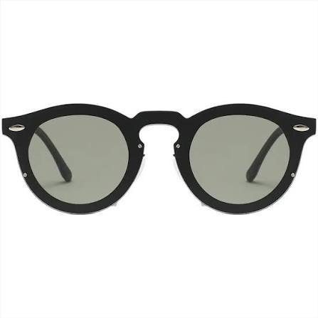 Porodo Dale Round Frame Sunglasses-Black