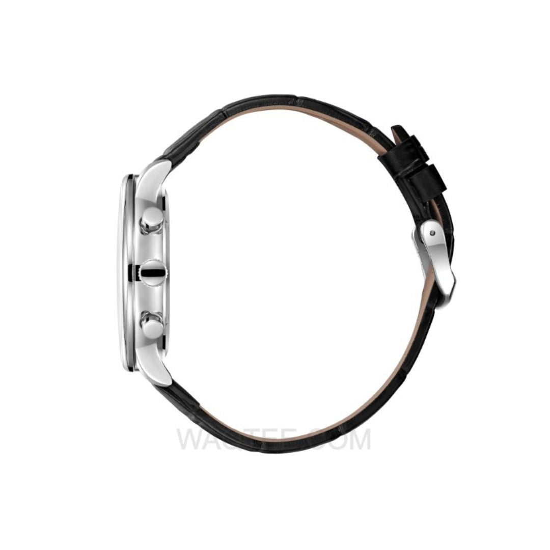 Lee Cooper Men's Multi Function Black Leather Watch, LC08333 Series