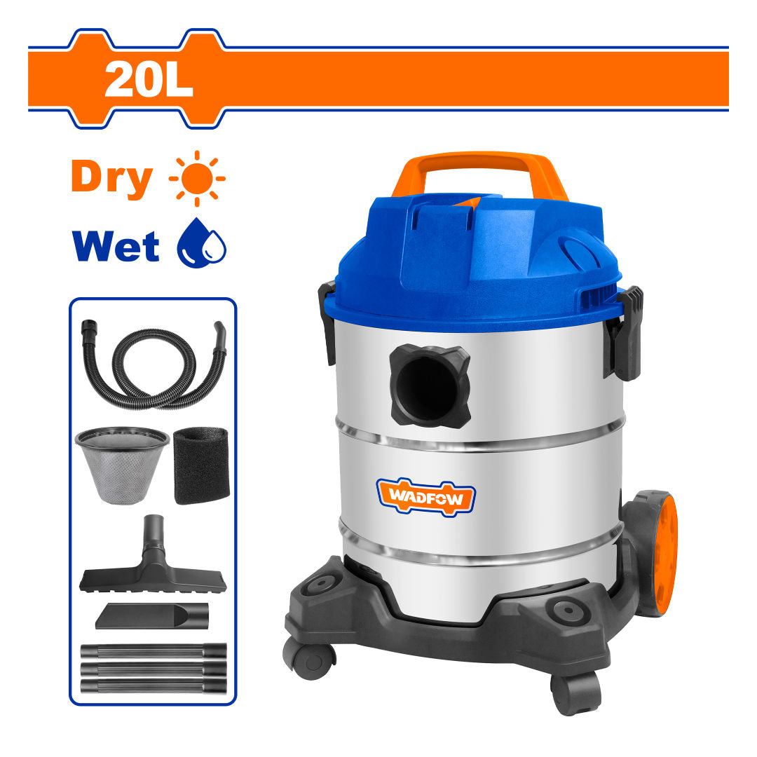 مكنسة كهربائية رطبة وجافة من WADFOW