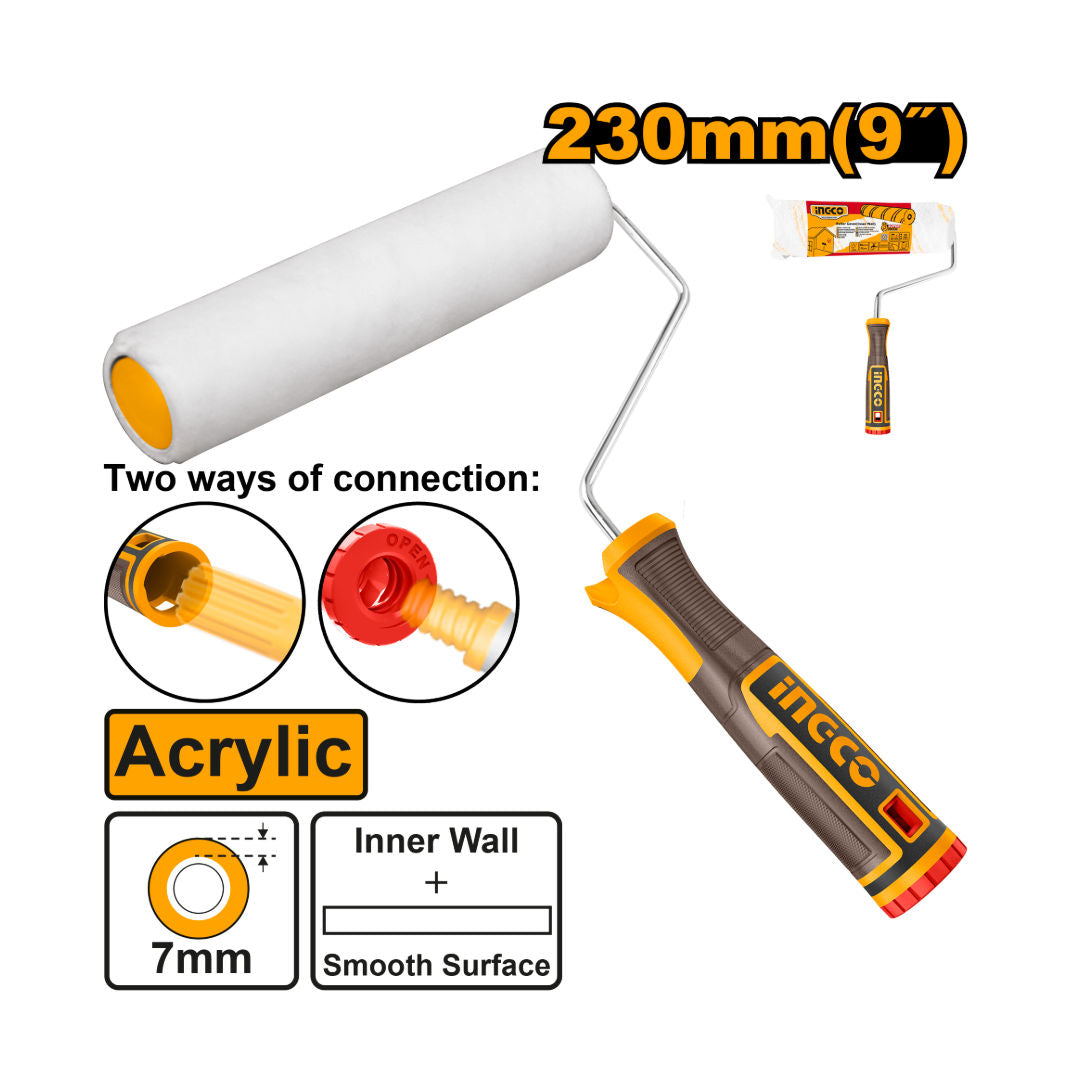 INGCO Cylinder Brush, Inner Wall, Acrylic, 230mm