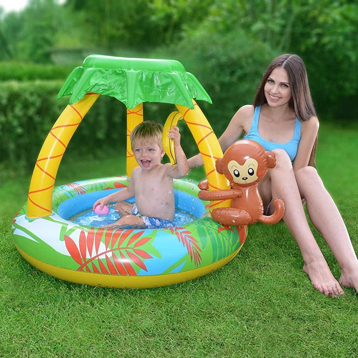 Jilong Monkey Baby Pool, 102x102x80cm, Model 17044