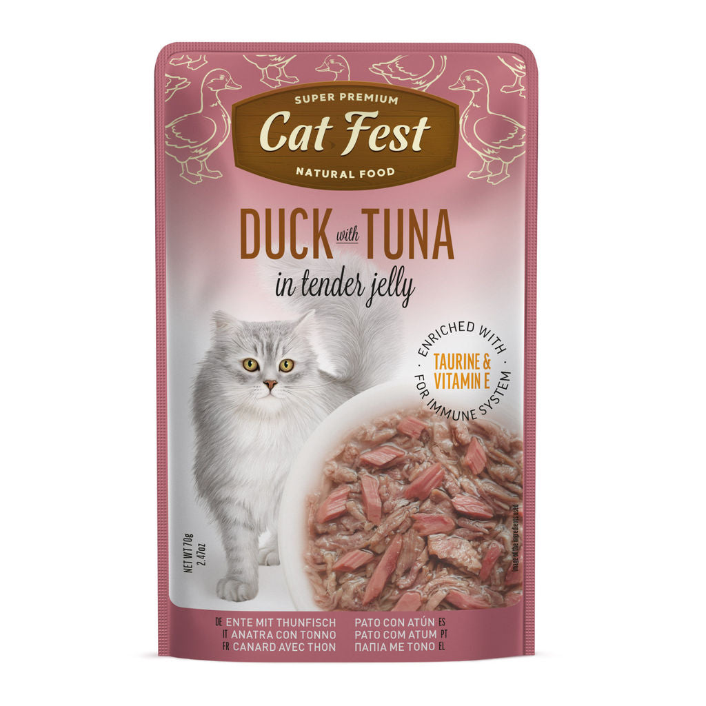 Cat Fest Duck With In Tender Jelly For Cats, 70gm