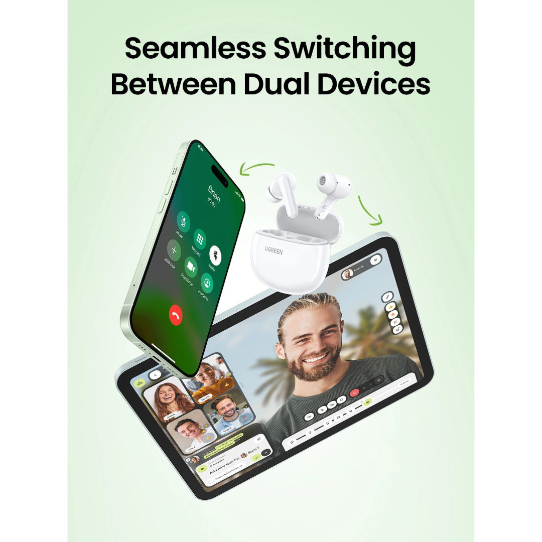 UGREEN HiTune P3 True Wireless Earbuds with Bluetooth 5.4 and ENC Noise Reduction