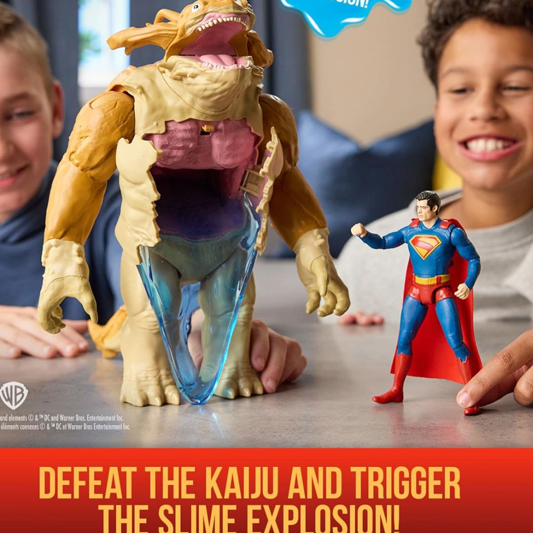 DC Superman Kaiju Slime Battle Action Figure Playset