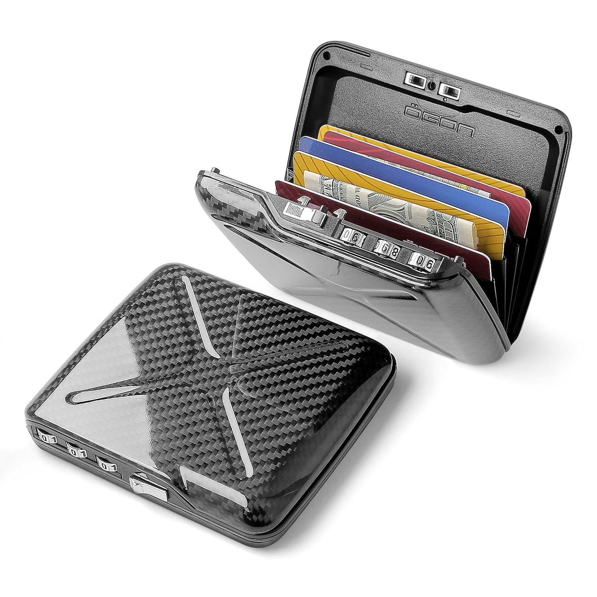 Ogon Code Wallet Medium Case, Genuine Carbon Fiber Edition